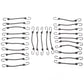 516 inch x 18 inch Black Bungee Cords (bundle of 25) 8mm image 5 of 8