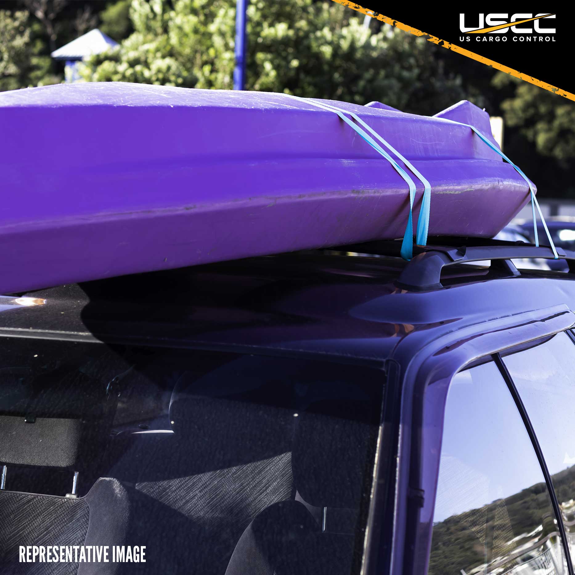 1" x 20' Ratchet Strap w/ J-Hook & D-Ring