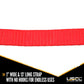 1 inch x 13 foot Red Endless Ratchet Strap image 3 of 9