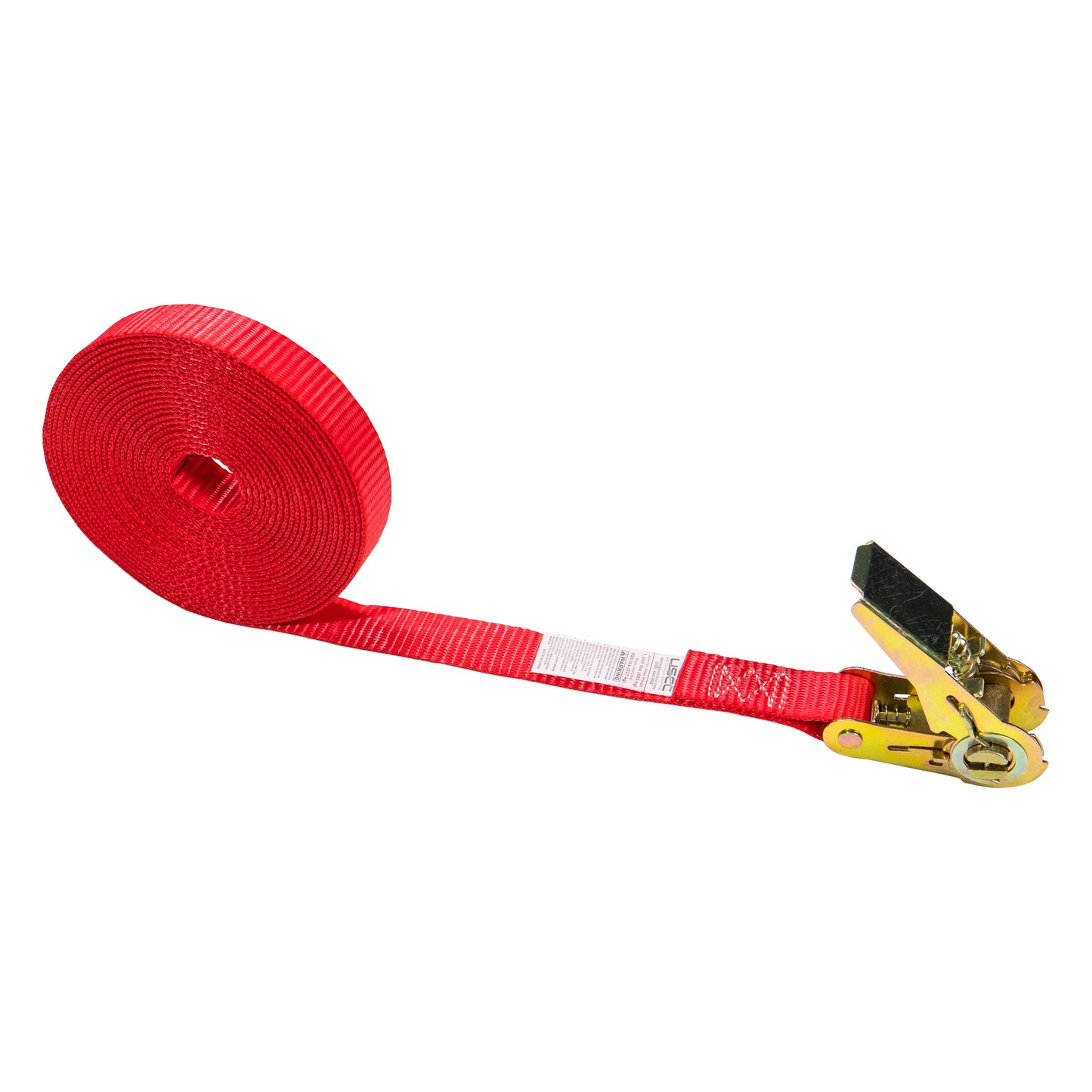 1 inch x 20 foot Red Endless Ratchet Strap image 1 of 9