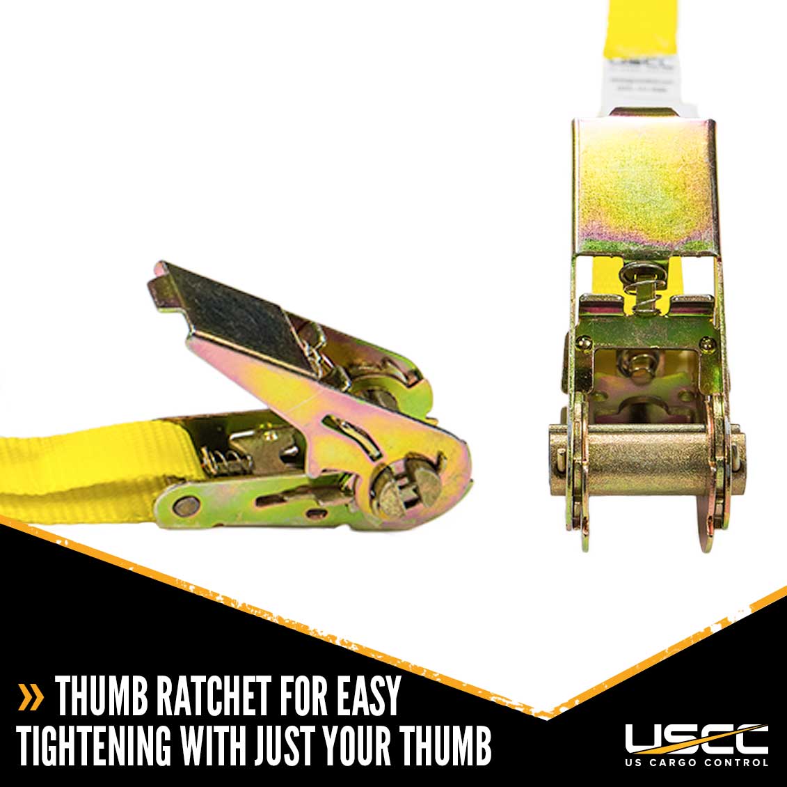 1 inch x 20 foot Ratchet Strap w SHooks (Utility) image 3 of 8