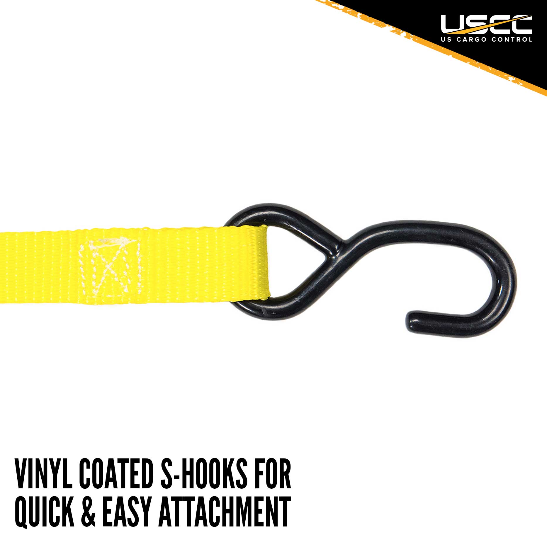 1 inch x 20 foot Ratchet Strap w SHooks (Utility) image 4 of 8