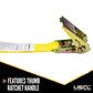 1 inch x 20 foot Yellow Endless Ratchet Strap image 4 of 9