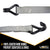 1 inch x 6 foot Rubber Coated Ratchet Strap w Wire Hooks 4 Pack image 5 of 7