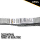 1 inch x 6 foot Rubber Coated Ratchet Strap w Wire Hooks 4 Pack image 7 of 7