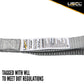 1 inch x 6 foot Rubber Coated Ratchet Strap w Wire Hooks image 7 of 7