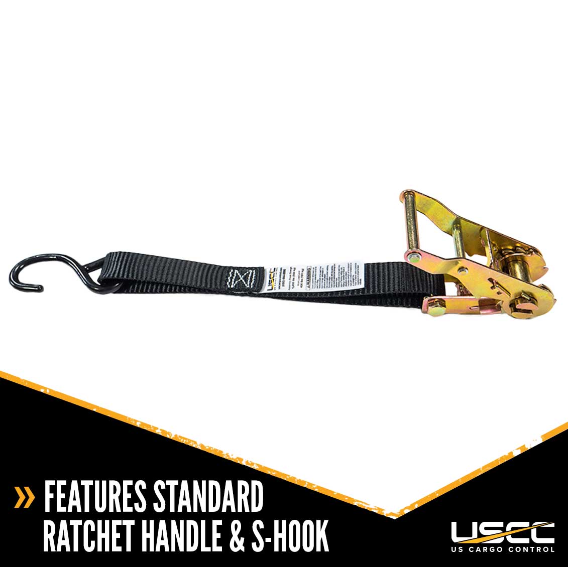 1 inch x 8 foot Personal Watercraft Tridown Ratchet Strap image 4 of 8