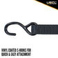 1 inch x 8 foot Personal Watercraft Tridown Ratchet Strap image 5 of 8