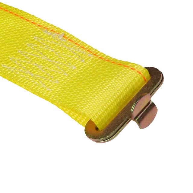 2 inch x 12 foot Yellow Cam Strap w Butterfly F Track Fittings image 3 of 4