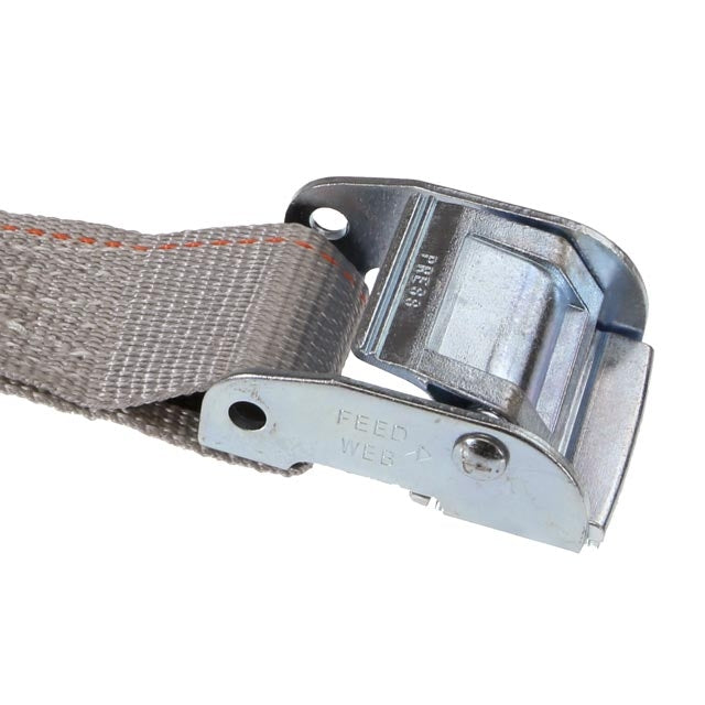 2 inch x 16 foot Gray Cam Strap w Butterfly Fittings  image 2 of 3