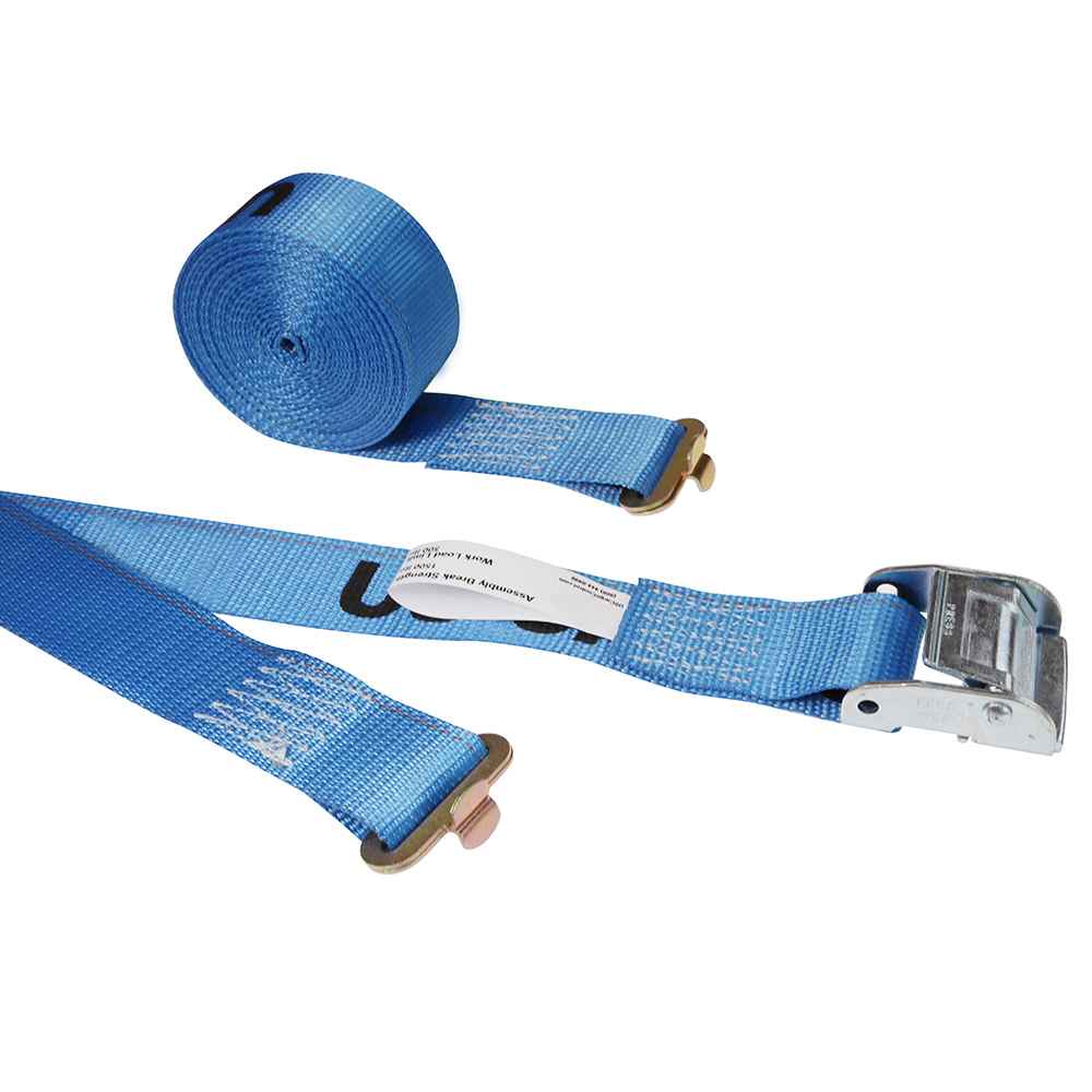 2 inch x 20 foot Blue Cam Strap w Butterfly Fittings image 1 of 2