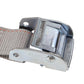 2 inch x 16 foot Gray Cam Strap w Plate Trailer FHooks  image 2 of 3