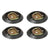 (4 pack) Surface Mount or Recessed Mounting Rope Ring - 1,200 lbs