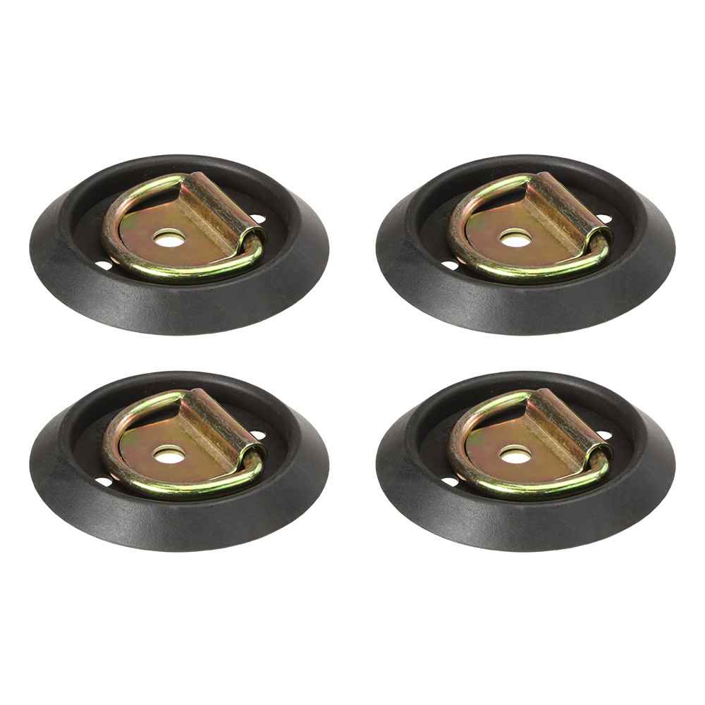 (4 pack) Surface Mount or Recessed Mounting Rope Ring - 1,200 lbs