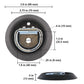 (4 pack) Surface Mount or Recessed Mounting Rope Ring - 1,200 lbs - image 3
