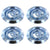 (4 pack) Flush Mount D-Ring 1,200 lbs