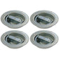 (4 pack) 360 Degree Rotating Recessed Pan Fitting - 6,000 Lbs.