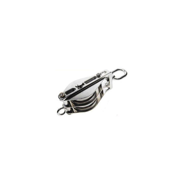 Vip Swivel Block Thread Double Swivel Block w/ Eye & Brass Bushing: T304 3/4