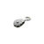 Swivel Hook Block w/ Brass Bushing T304 SS 3/8