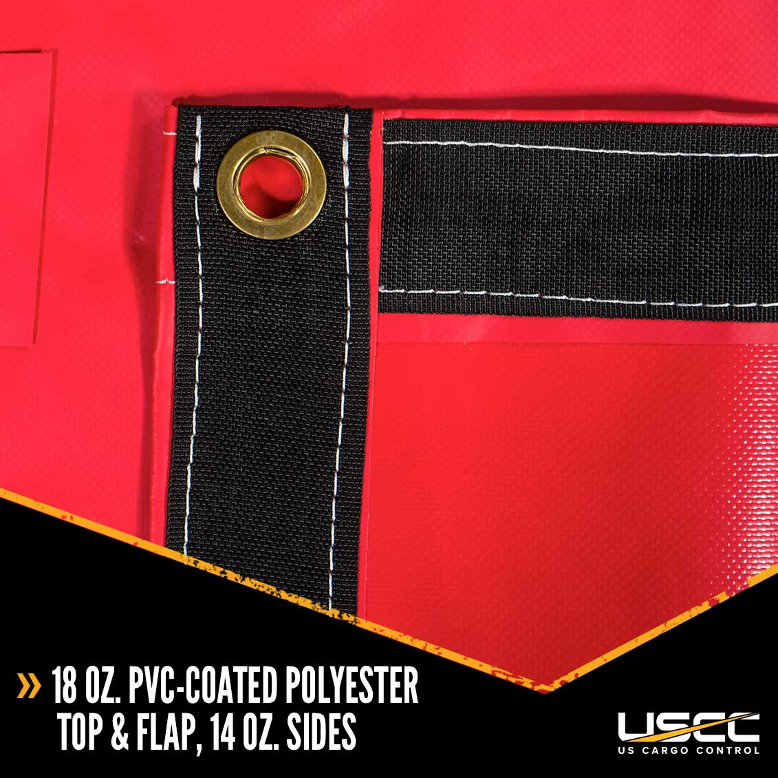 Lumber Tarp - 20' x 28' (6' Drop & Flap) - 14 oz./18 oz