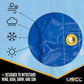 Heavy Duty Lumber Tarp - 24' x 28' (8' Drop & Flap) - 18 oz. Blue Tarp