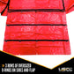 Heavy Duty Lumber Tarp 20 foot x 28 foot (6 foot Drop & Flap) 18 oz Red Tarp image 5 of 9