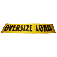 84" x 18" Oversize Load Vinyl Mesh Sign w/ Rope Ties