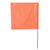 Orange Vinyl Coated Mesh Safety Flag w/32