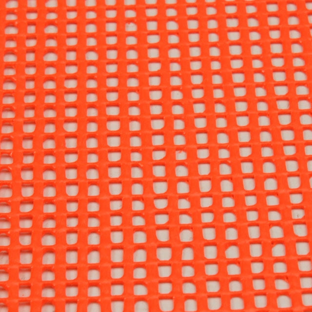 Orange Vinyl Coated Mesh Safety Flag w/32" Dowel: 18" x 18"- DOT Compliant - image 2