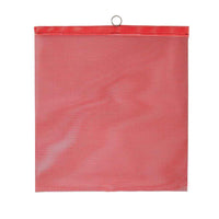 Red Mesh Safety Flag w/ wire rod: 18" x 18"- DOT Compliant