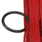 Red Mesh Safety Flag w/ wire rod: 18" x 18"- DOT Compliant - image 3