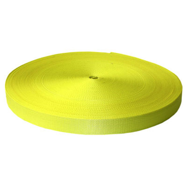 2" x  300' Nylon Webbing - Yellow (Economy)