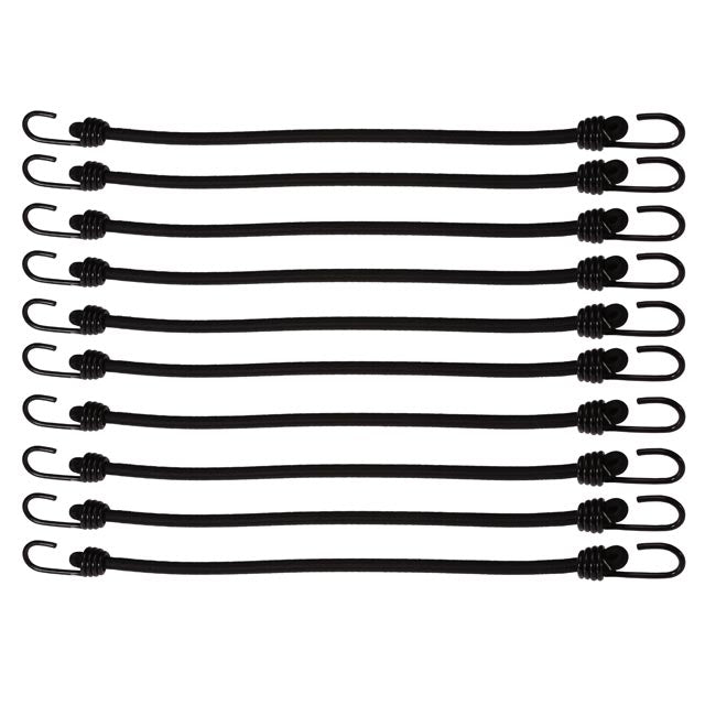 5/16" x 24" Black Bungee Cords (bundle of 10) - 8mm - image 3