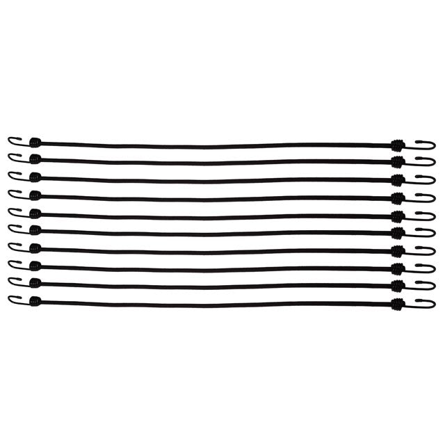 5/16" x 48" Black Bungee Cords (bundle of 10) - 8mm - image 3