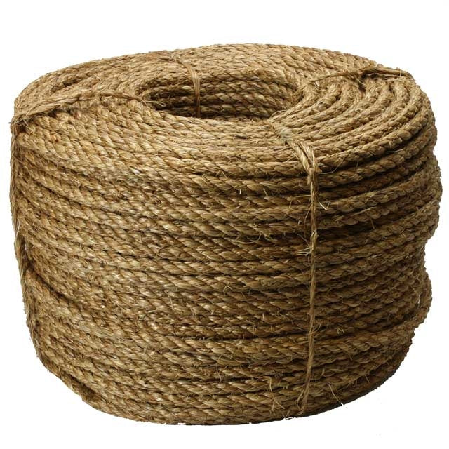 1/2" Twisted Manila Rope (600')