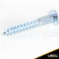 #12 X 112 inch ETrack Wood Screw w Round Phillips Head (10 pk) image 4 of 5