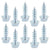 #14 x 34 inch ETrack Hex Head Wood Screw Pack (10 pk) image 1 of 6