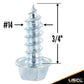 #14 x 34 inch ETrack Hex Head Wood Screw Pack (10 pk) image 2 of 6