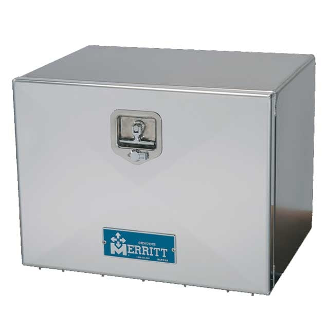 Smooth Single Door Aluminum Tool Box - 24"H x 24"D x 60"L