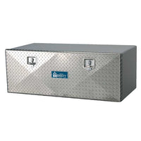 Diamond Plate Single Door Aluminum Tool Box - 24"H x 24"D x 60"L