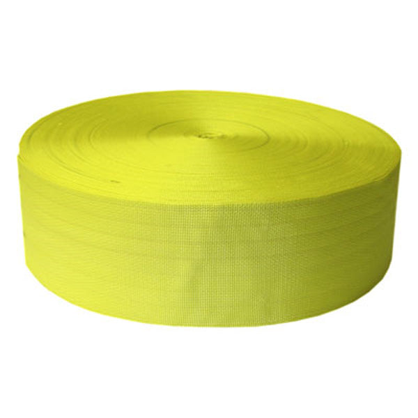 8" x  300' Nylon Webbing - Yellow
