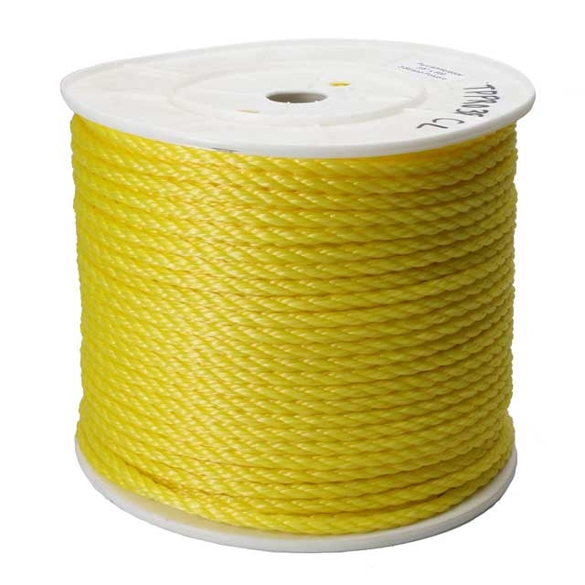 3/8" Twisted Polypropylene Rope (600')
