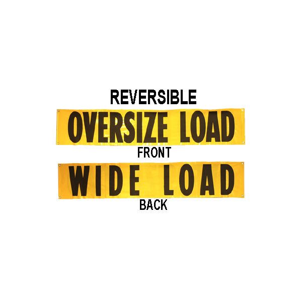 Load Control Sign Truck Safety Flags | Oversize Load Signs | Wide Load Signs