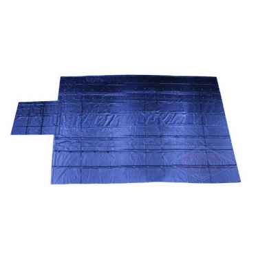 Heavy Duty Lumber Tarp 24 foot x 28 foot (8 foot Drop & Flap) 18 oz Blue Tarp image 1 of 9