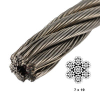 3/8" 7x19 Type 304 Stainless Steel Wire (by Linear Foot)