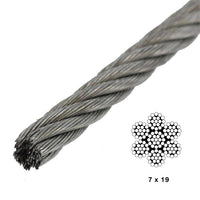 3/16" 7x19 Galvanized Wire (by Linear Foot)