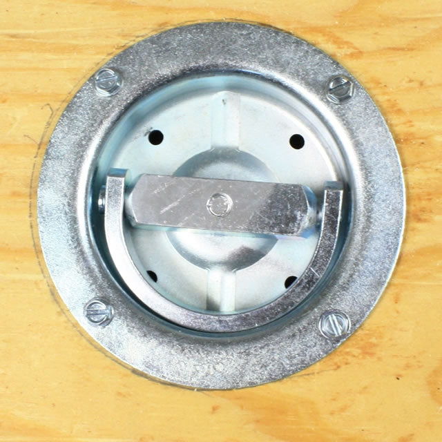 Bolt-On Recessed Swivel D-Ring - 6,000 lbs. BS
