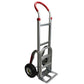 Aluminum Hand Truck with 10" Pneumatic Wheels and Stair Climbers - image 2