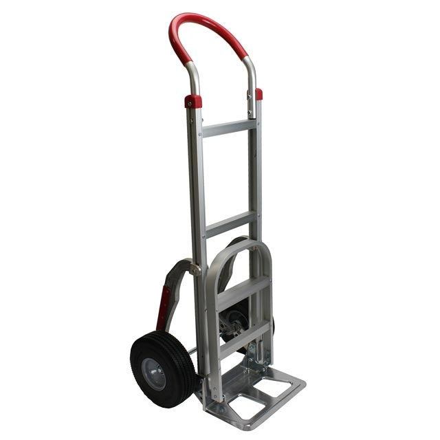 Aluminum Hand Truck with Foam Fill Tires and Stair Climbers - image 2