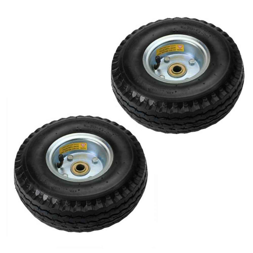 10" Pneumatic Wheels w/ Axle & Hardware